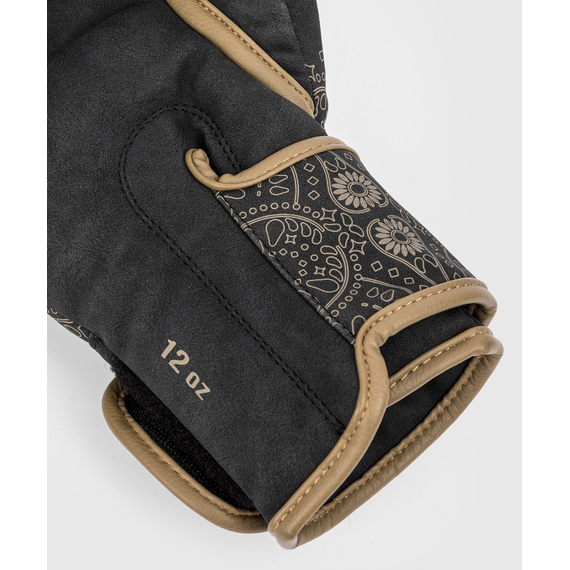 Venum Santa Muerte Dark Side - Boxing Gloves - Black/Brown - 14 Oz, Farbe: Schwarz, OZ: 14oz, 6 image