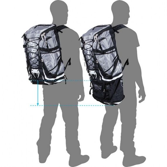 Venum Challenger Xtreme Backpack - Black/Grey, Colour: Grey, 10 image