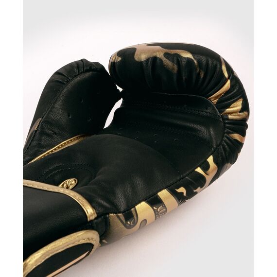 Venum Dragon's Flight Boxing Gloves - Black/Bronze, Colour: Gold, OZ: 16oz, 6 image