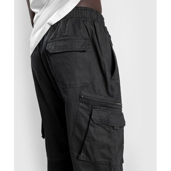 Pantalon cargo, Taille: M, Couleur: Noir, 5 image