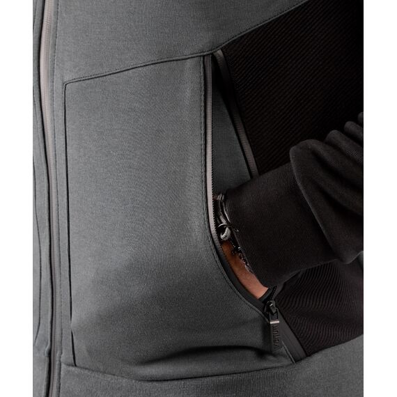 Venum ONE FC Impact Hoodie - Grey/Yellow, Farbe: Grau, Grösse : S, 3 image