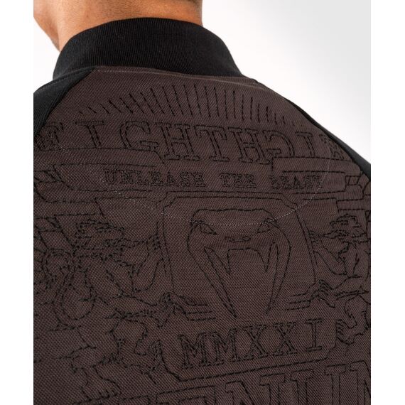Venum Lions21 Track Jacket - Black/Grey - L, Colour: Schwarz, Size: L, 5 image