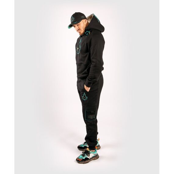 Venum Assassin's Creed Hoodie - Black/Blue, Size: M, Colour: Schwarz