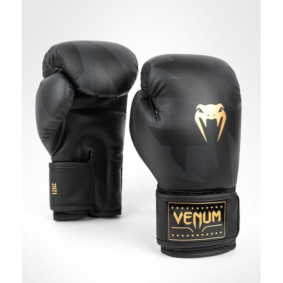 Venum Razor Boxing Gloves - Black/Gold - 10 Oz, Couleur: Noir, OZ: 10oz