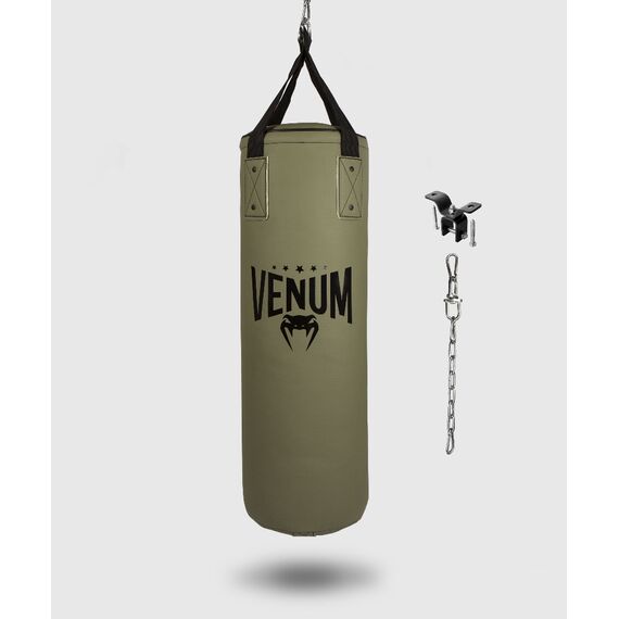 Sac de Frappe Venum Origins - Kaki/Noir (fixation plafond incluse), Couleur: Kaki