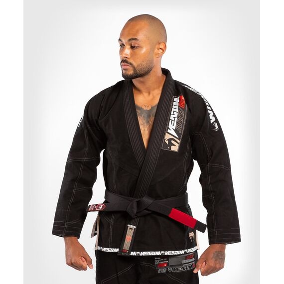 Venum Elite 3.0 BJJ Gi - Black - A1,5, Farbe: Schwarz, Grösse (Kimono): A1.5 164-170 cm