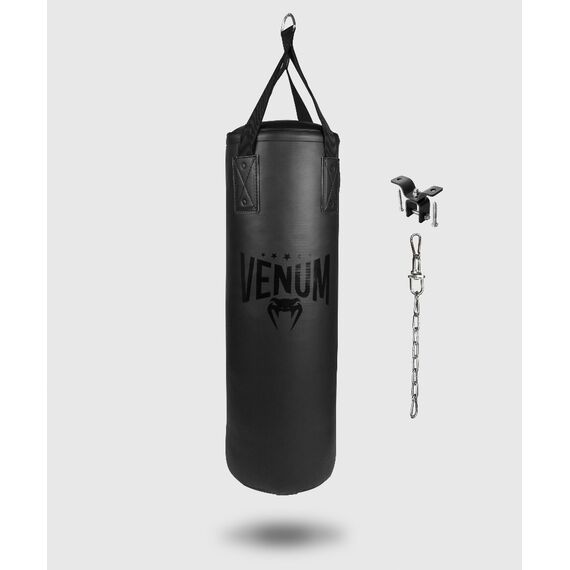 Sac de Frappe Venum Origins - Noir/Noir (fixation plafond incluse), Couleur: Noir