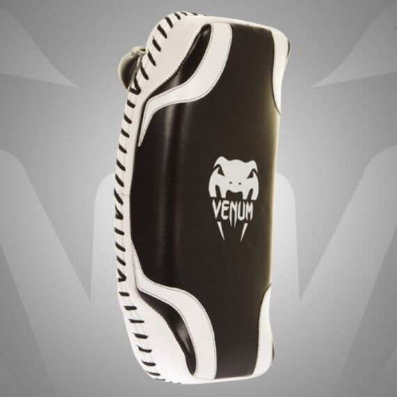 Venum Absolute Kick Pads -  Premium Skintex Leather (pair), Colour: Schwarz