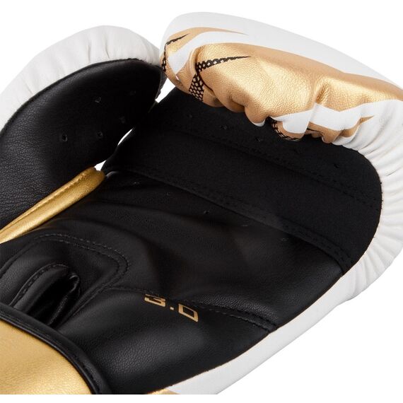 Venum Challenger 3.0 Boxing Gloves - White/Gold, Colour: Multicolor, OZ: 10oz, 4 image