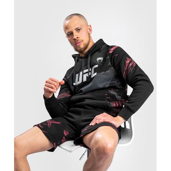UFC Authentic Fight Week 2.0 Hoodie, Size: L, Colour: Schwarz, 4 image