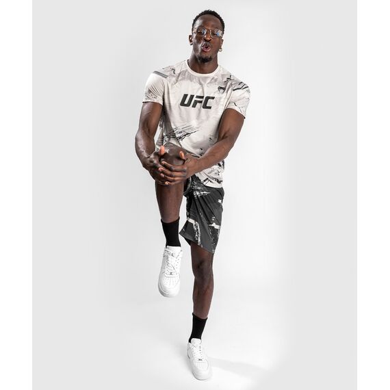 UFC Authentic Fight Week 2.0 Men's Performance Short Sleeve T-shirt, Size: L, Colour: Weiss, 2 image