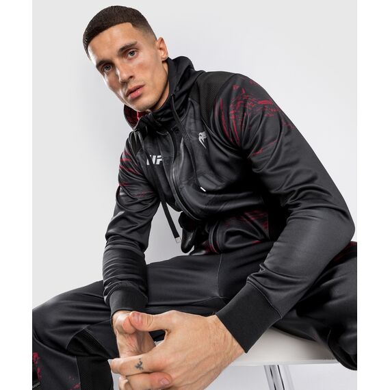 UFC Authentic Fight Week 2.0 Zip Hoodie, Colour: Schwarz, Size: L, 4 image