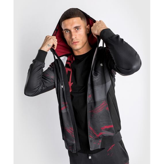 UFC Authentic Fight Week 2.0 Zip Hoodie, Colour: Schwarz, Size: L, 8 image