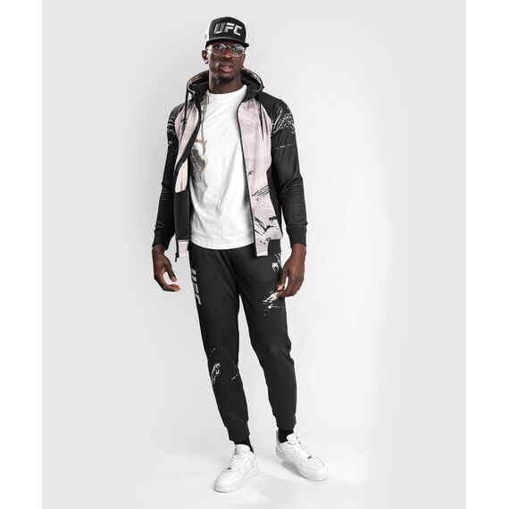 UFC Authentic Fight Week 2.0 Men's Zip Hoodie, Size: S, Colour: Weiss, 7 image