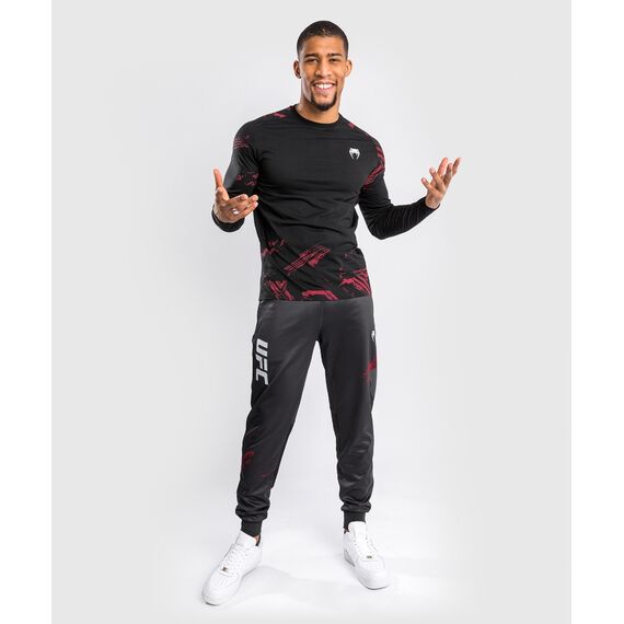 UFC Authentic Fight Week 2.0 T-Shirt - Long Sleeves, Size: L, Colour: Schwarz