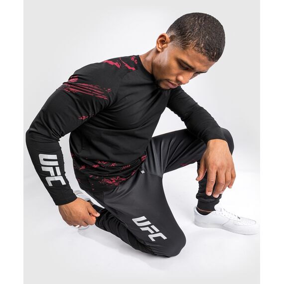 UFC Authentic Fight Week 2.0 T-Shirt - Long Sleeves, Size: L, Colour: Schwarz, 2 image