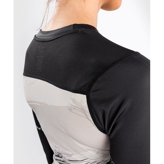 UFC Authentic Fight Week 2.0 Rashguard - Long Sleeves - For Women, Size: M, Colour: Weiss, 9 image