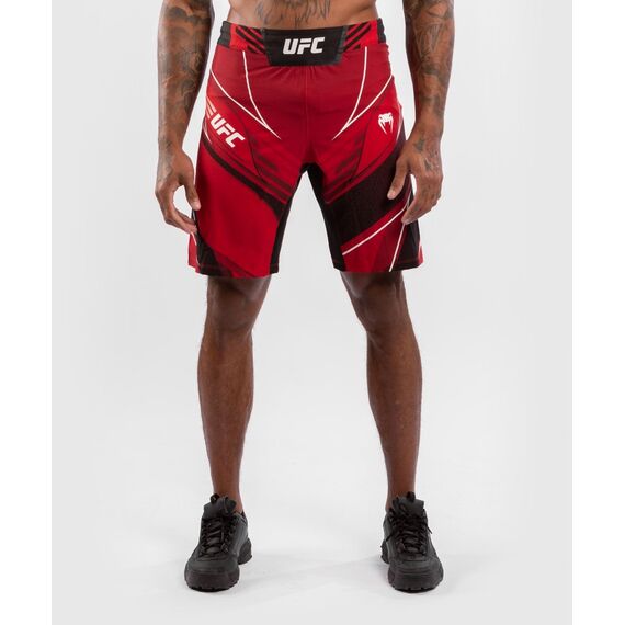 UFC Authentic Fight Night  Shorts - Langer Schnitt, Bekleidungsgrösse: L, Farbe: Rot, Grösse : L