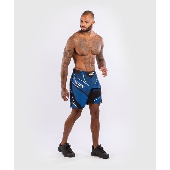 UFC Authentic Fight Night Men's Shorts - Long Fit, Size: S, Colour: Blue, Size: S, 2 image