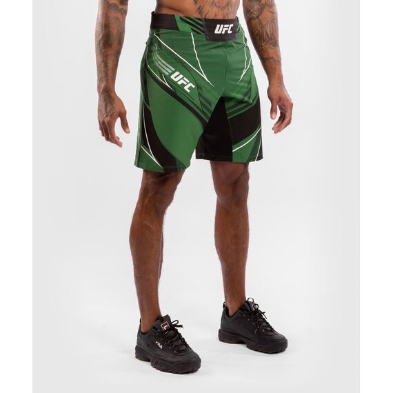 UFC Authentic Fight Night Men's Shorts - Long Fit, Colour: Green, Size: XL, 5 image