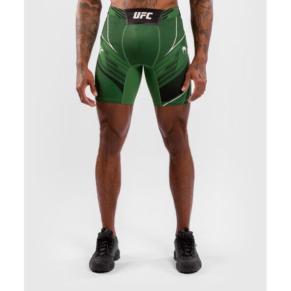 UFC Authentic Fight Night Men's Vale Tudo Shorts - Long Fit, Size: XL, Colour: Green, Size: XL