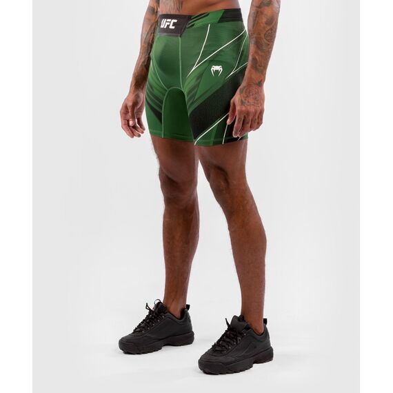 UFC Authentic Fight Night Men's Vale Tudo Shorts - Long Fit, Size: XL, Colour: Green, Size: XL, 6 image