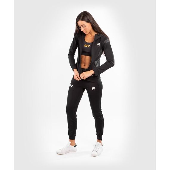 UFC Authentic Fight Night Women's Walkout Hoodie, Colour: Schwarz, Size: M, 2 image