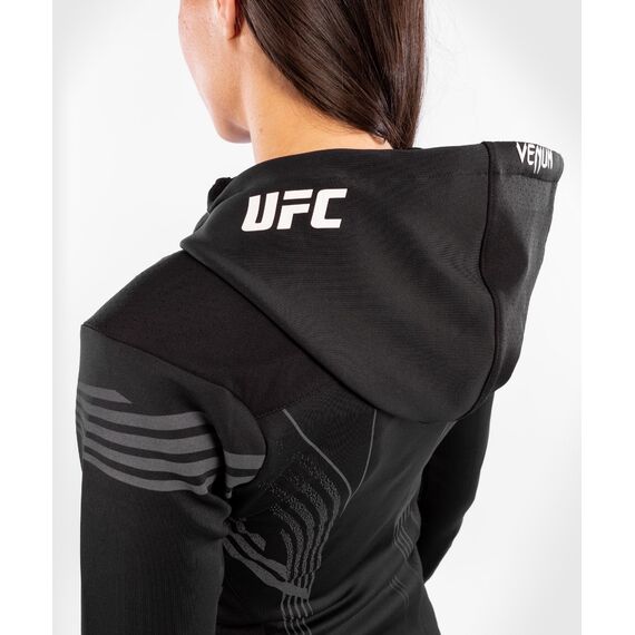 UFC Authentic Fight Night Women's Walkout Hoodie, Colour: Schwarz, Size: M, 4 image