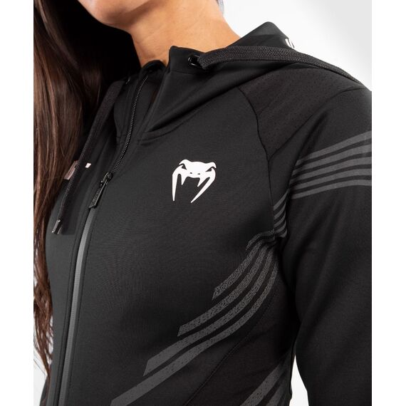 UFC Authentic Fight Night Women's Walkout Hoodie, Colour: Schwarz, Size: M, 7 image