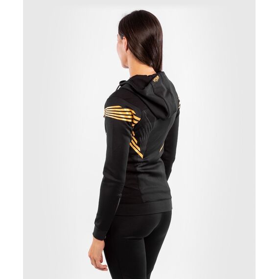 UFC Authentic Fight Night Women's Walkout Hoodie, Colour: Gold, Size: M, 6 image