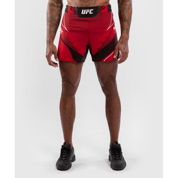 UFC Authentic Fight Night Men's Shorts - Short Fit, Colour: Rot, Size: XL