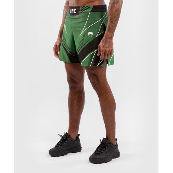 UFC Authentic Fight Night Men's Gladiator Shorts, Colour: Green, Size: XL, 7 image