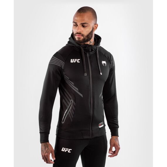 UFC Authentic Fight Night Men's Walkout Hoodie, Size: XL, Colour: Schwarz, Size: XL
