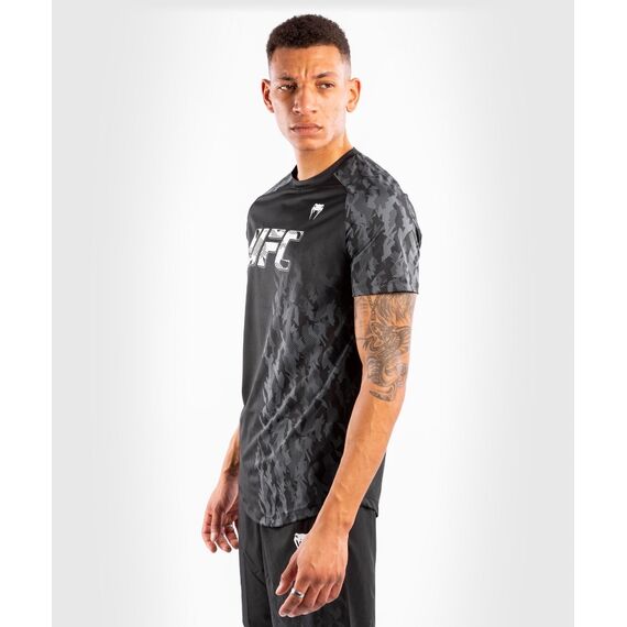 UFC Authentic Fight Week Men's Performance Short Sleeve T-shirt, Colour: Schwarz, Size: XL, 2 image