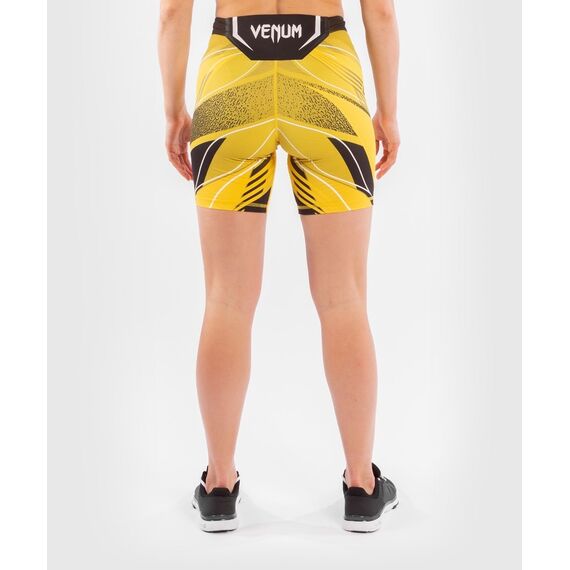 UFC Authentic Fight Night Women's Vale Tudo Shorts - Long Fit, Colour: Yellow, Size: M, 7 image