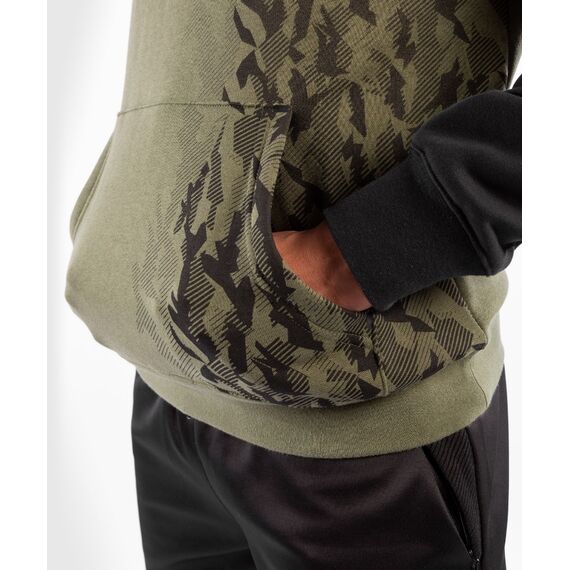 UFC Authentic Fight Week Men's Pullover Hoodie, Colour: Khaki, Size: S, 4 image