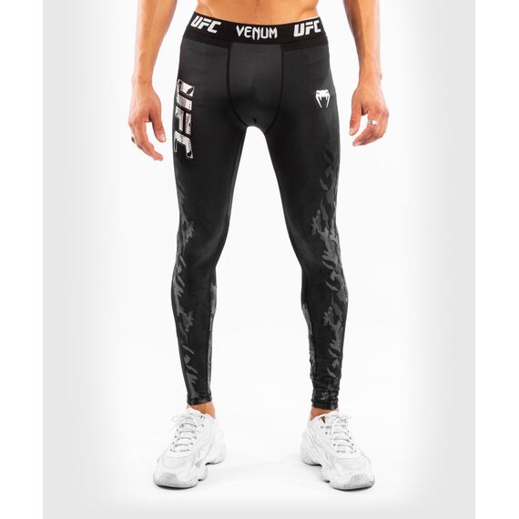 UFC Authentic Fight Week Men's Performance Tight, Size: L, Colour: Schwarz, Size: L