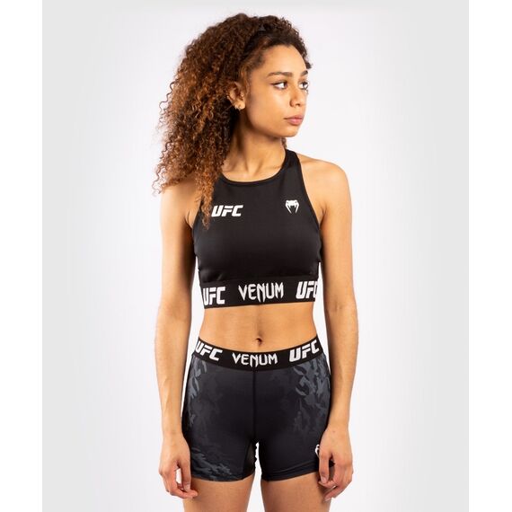 UFC Authentic Fight Week Women's Weigh-in Bra, Size: M, Colour: Schwarz, Size: M