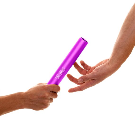 Staffelstab aus Aluminium in Junior-Größe Ø 30cm | Violett, 4 image