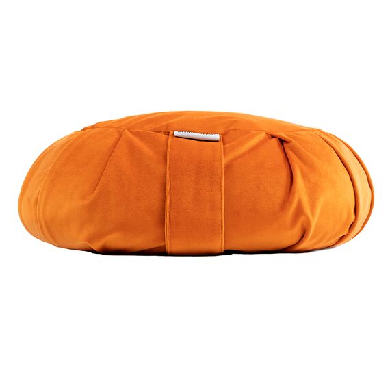Zafu Zen meditation cushion in cotton Ø 35cm | Orange, 9 image