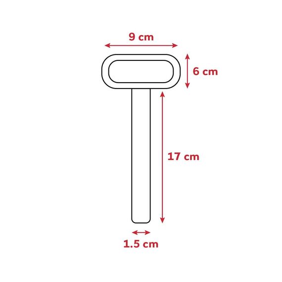 Long safety pin bolt Ø 15mm for racks and rigs | Grey, 7 image