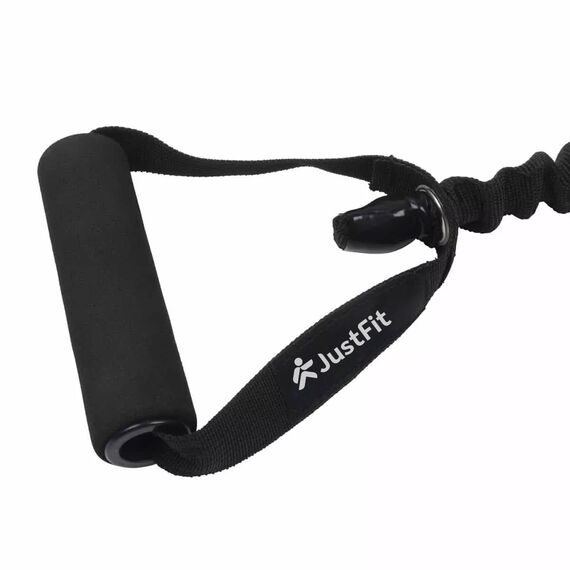 Medium level elastic resistance tube 155cm with nylon coating, 9 image