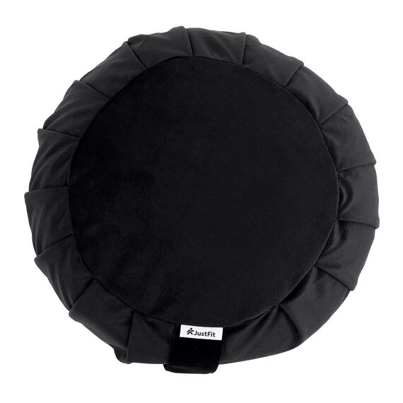Zafu Zen meditation cushion in cotton Ø 35cm | Black, 10 image
