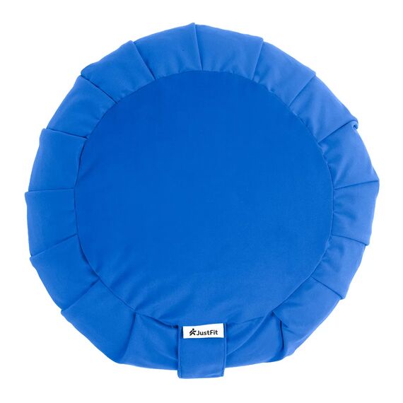 Zafu Zen Meditationskissen aus Baumwolle Ø 35cm | Blau, 8 image