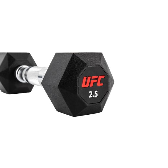UFC Octagon Dumbbell-2.5kg, Colour: Schwarz, Additional Weight: 2.5 kg, 4 image
