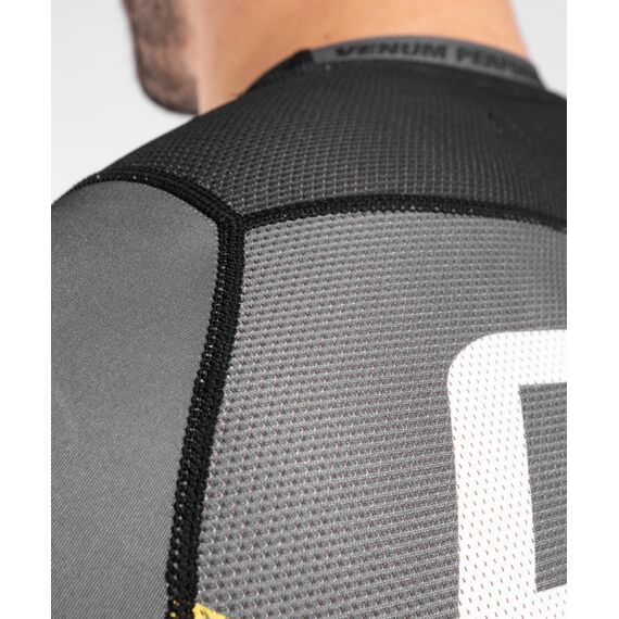Venum ONE FC Impact Rashguard ong sleeves - Grey/Yellow, Colour: Grey, Size: M, 5 image