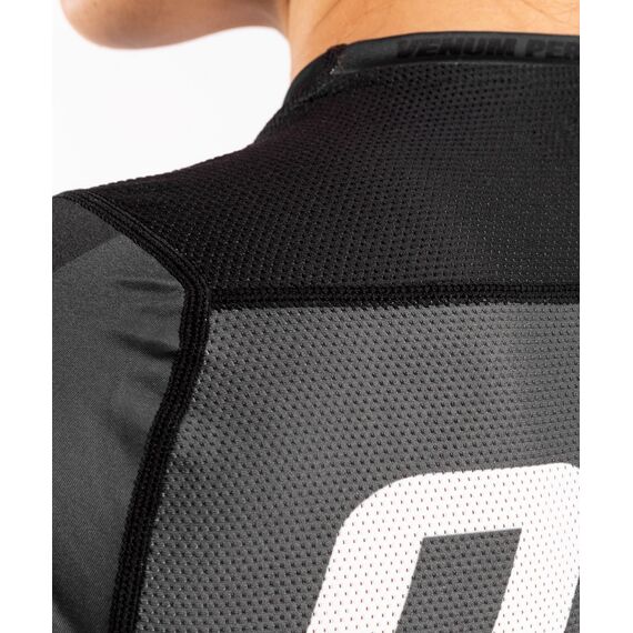 Venum ONE FC Impact Rashguard hort sleeves - for women - Grey/Yellow, Colour: Grey, Size: M, 3 image