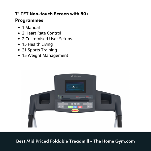 TR1200iT" treadmill LifeSpan Fitness, 5 image