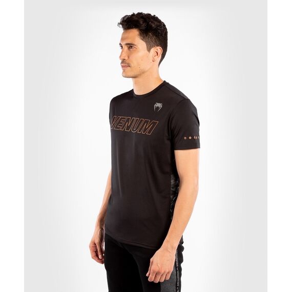Venum Classic Evo Dry tech T-shirt - Black/Bronze - S, Colour: Schwarz, Size: S, 3 image