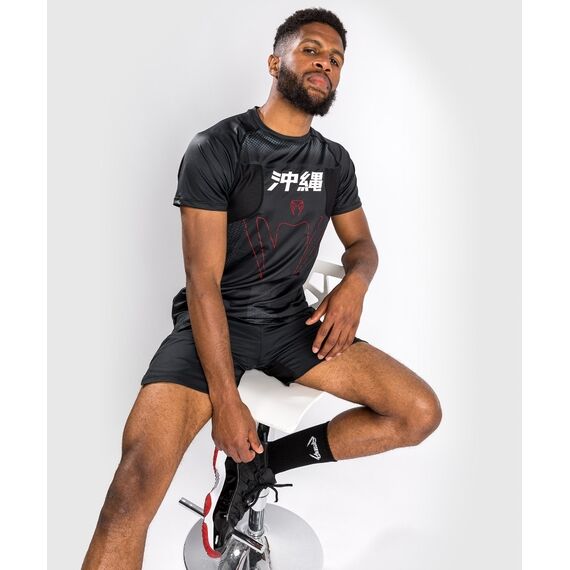 Venum Okinawa 3.0 Dry Tech T-Shirt Short Sleeves, Bekleidungsgrösse: S, Farbe: Schwarz, 4 image